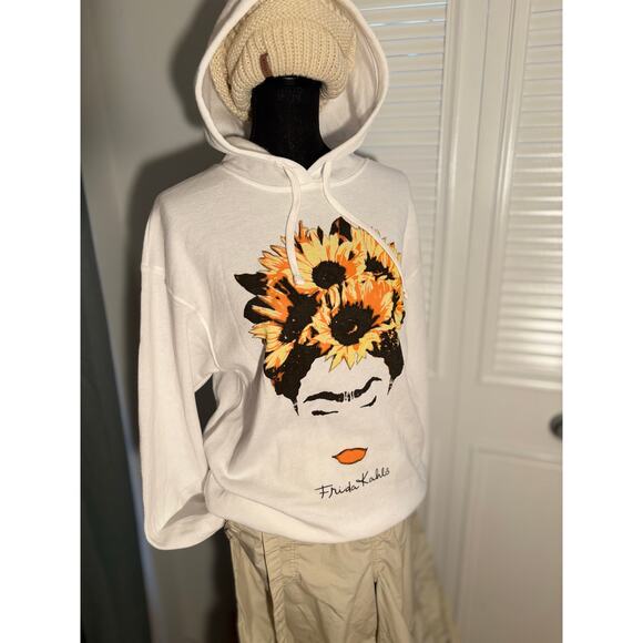 JERRY LEIGH OF CA, Inc. Frida Kahlo Sunflowers Hoodie - Picture 1 of 5